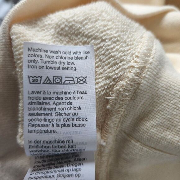 Madewell Turtleneck Sweater Champagne Ivory Women Size M Long Sleeved K1014 - Picture 3 of 7